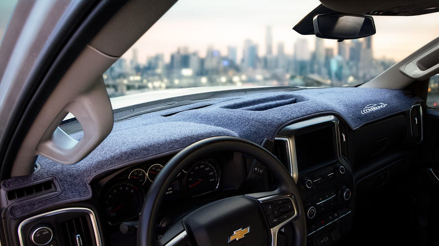 Coverking dash cover glare reduction and UV protection