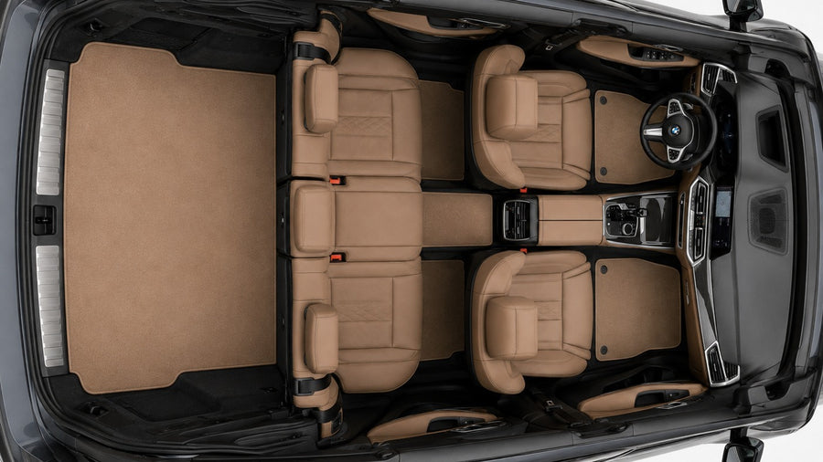 Matching Coverking cabin and cargo mats rotated