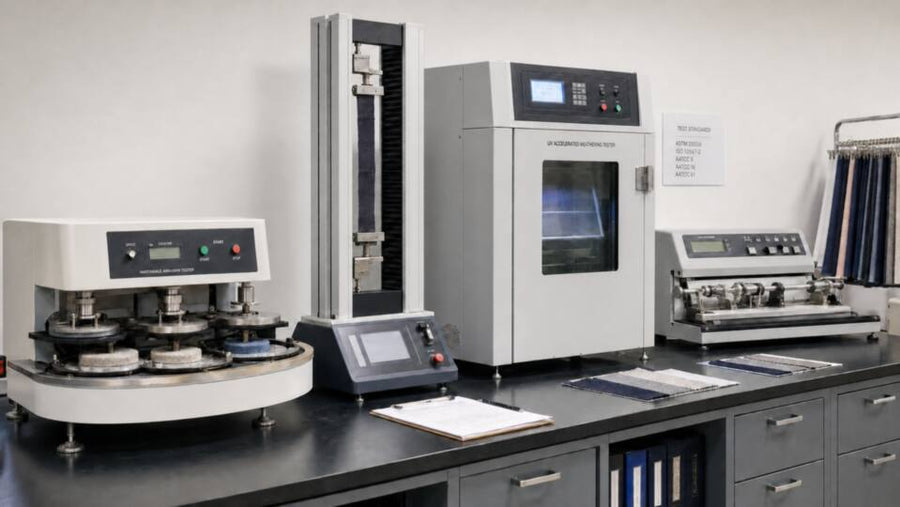 Coverking in-house materials testing equipment