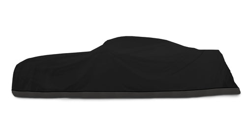 SPC795-SP95 BIG CAR COVER BAG IN STORMPROOF BLACK with BOTTOM ZIPPER