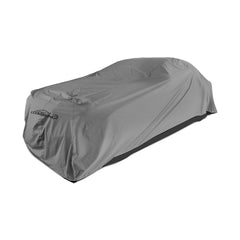 SPC795-SP98 BIG CAR COVER BAG IN STORMPROOF GRAY with BOTTOM ZIPPER
