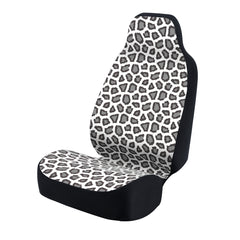 Universal Print Seat Cover (ashen jaguar gray spots & gray background)