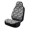 Universal Print Seat Cover (black roses & black background)