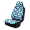 Universal Print Seat Cover (black roses & blue background)
