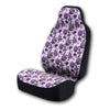 Universal Print Seat Cover (black roses & purple background)