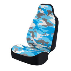 Universal Print Seat Cover (camo blue & white background)