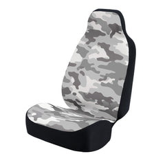 Universal Print Seat Cover (camo gray & white background)