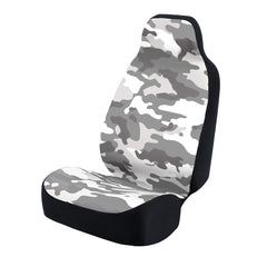 Universal Print Seat Cover (camo white & gray background)