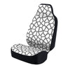 Universal Print Seat Cover (giraffe white spots & gray background)