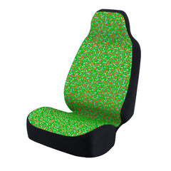 Universal Print Seat Cover (vivid flowers pink and blue & green background)
