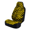 Universal Print Seat Cover (zebra black stripes & yellow background)