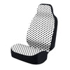 Universal Print Seat Cover (polka dots black and white background)