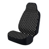 Universal Print Seat Cover (polka dots white and black background)