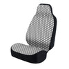 Universal Print Seat Cover (polka dots white and grey background)