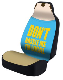 Universal Seat Cover Fashion Print 1pc - Neosupreme - Bill Murray - What About Bob w/o lifejacket w/ BlackInterlock Backing