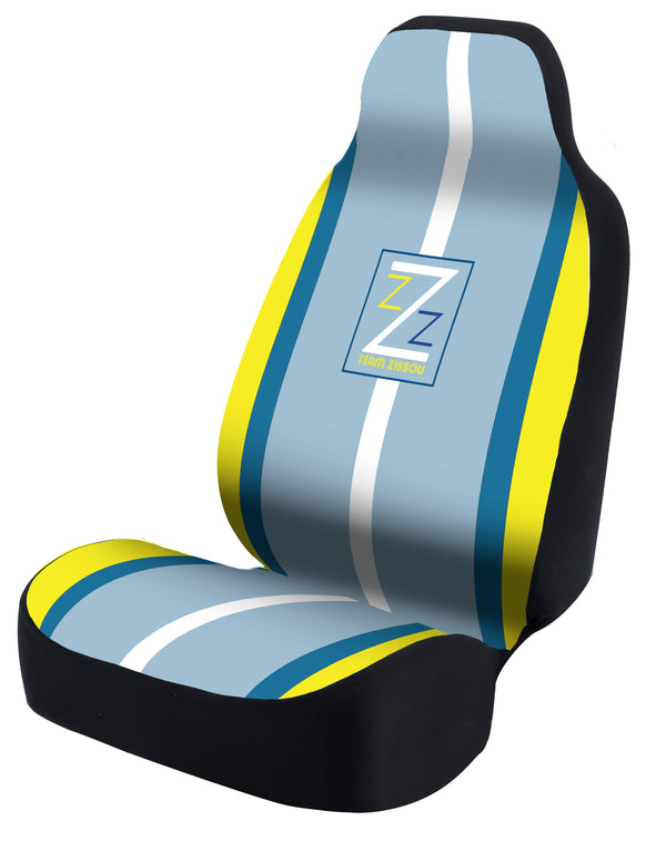 Universal Seat Cover Fashion Print 1pc - Neosupreme - Wes Anderson - Team Zissou w/ BlackInterlock Backing