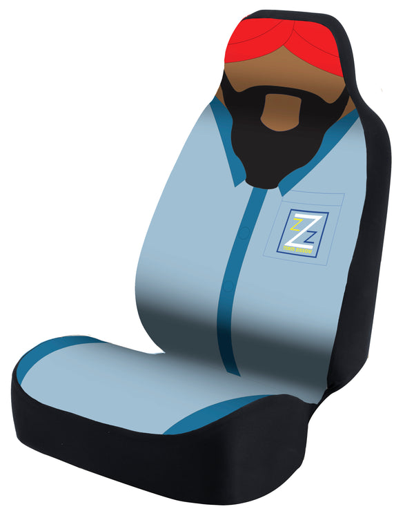Universal Seat Cover Fashion Print 1pc - Neosupreme - Wes Anderson - Vikram Ray w/ BlackInterlock Backing