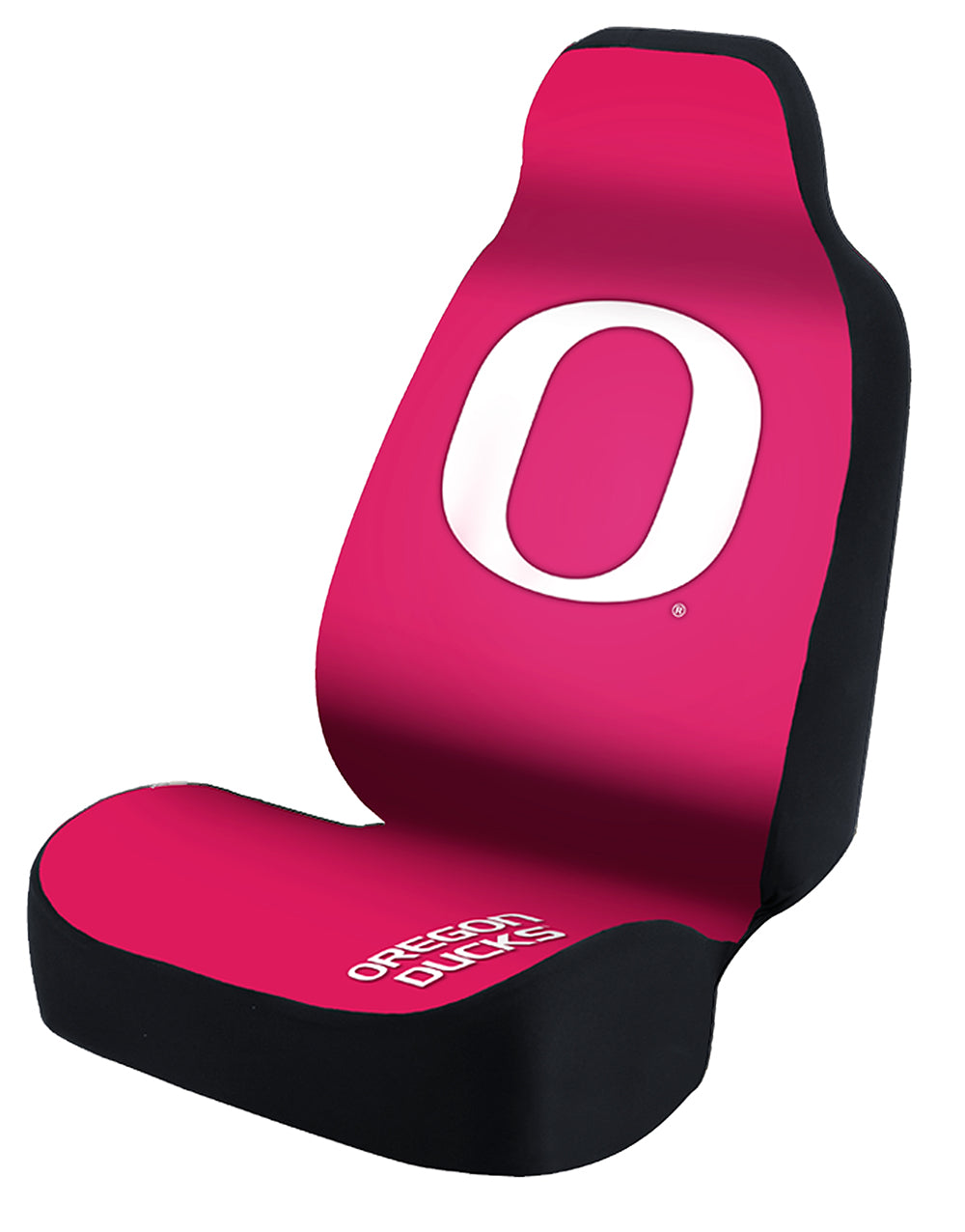 Universal Seat Cover Print 1pc - Ultimate Suede - University of Oregon - Pink
