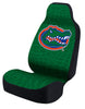 Universal Seat Cover Print 1pc - Ultimate Suede - University of Florida - Green Gator Skin w/ Black Interlock Backing
