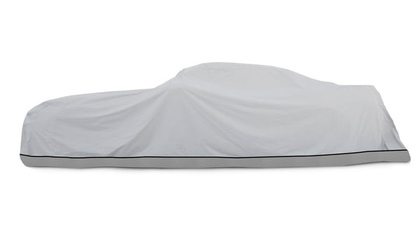 SPC795-SP98 BIG CAR COVER BAG IN STORMPROOF GRAY with BOTTOM ZIPPER