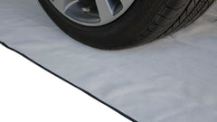 SPC795-SP95 BIG CAR COVER BAG IN STORMPROOF BLACK with BOTTOM ZIPPER