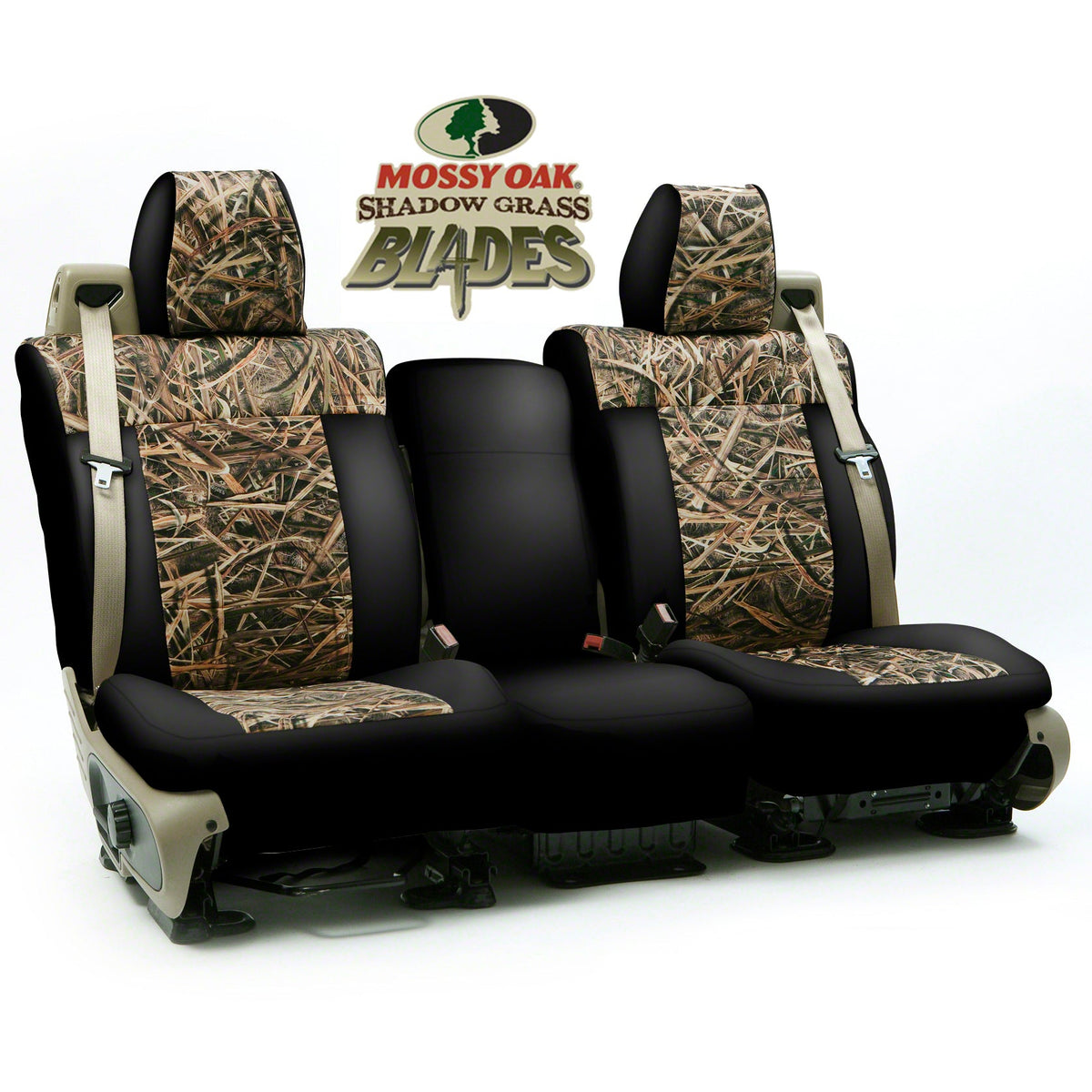 Custom Fit Seat Covers Mossy Oak® Shadow Grass Blades — custom fit by Coverking