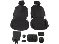 BRONCO 4DR 2021-2023 COVERKING NEOPRENE FRONT SEAT COVERS WITH MOLLE STRAPS IN BLACK-Default