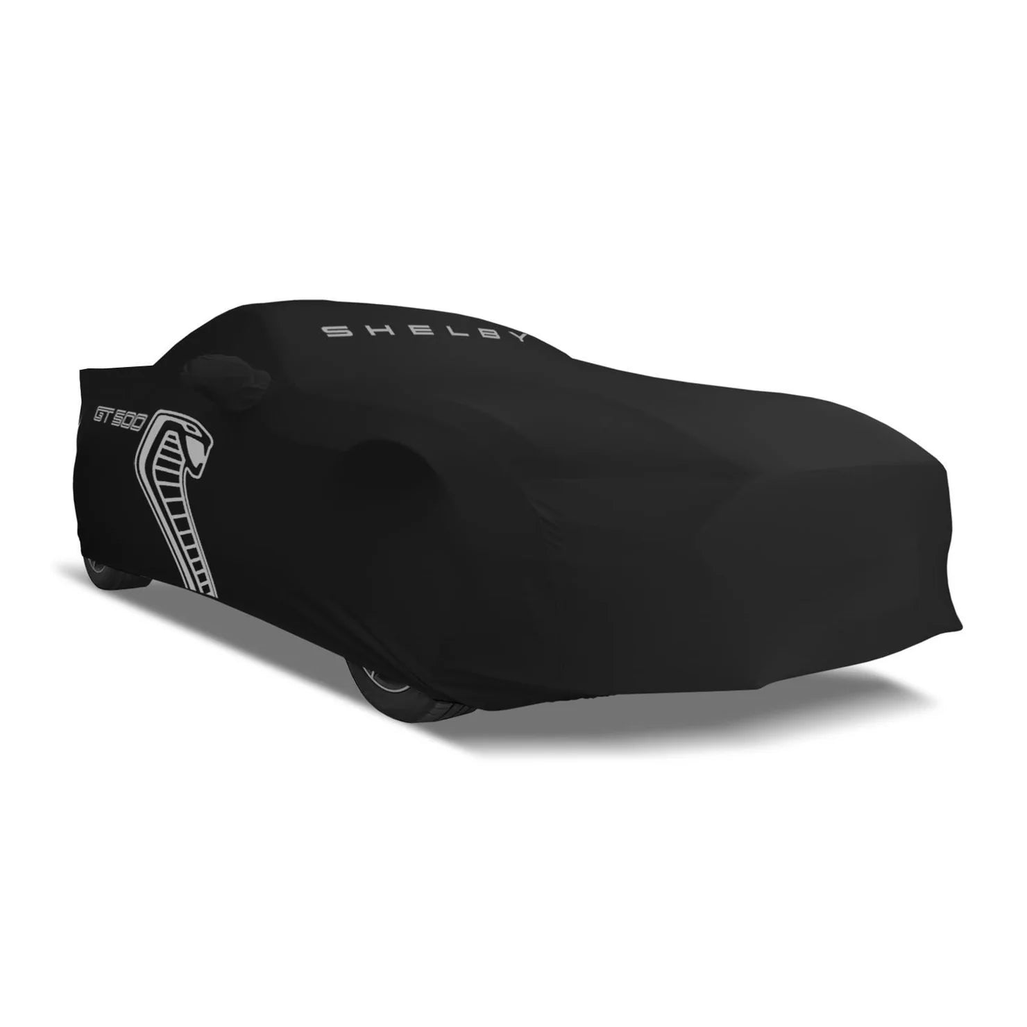 Mustang GT500 2020-2022 Indoor Black Full Car Cover for Large Wing Mod