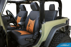 Jeep Orange with Black Topographic