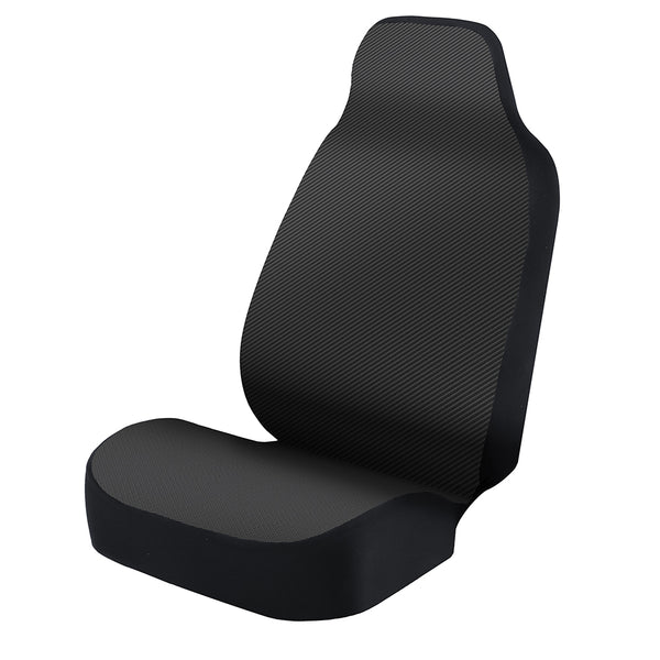 Universal Print Seat Cover (carbon fiber black)