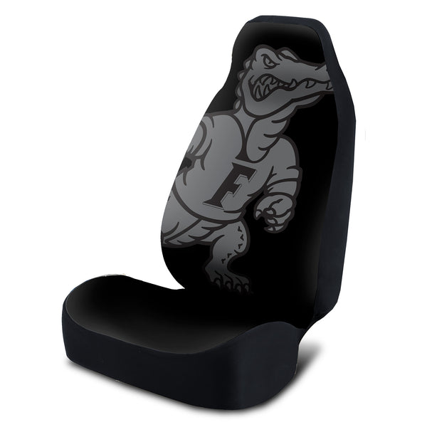 Universal Seat Cover Print 1pc - Ultimate Suede - University of Florida - Black Gray Albert