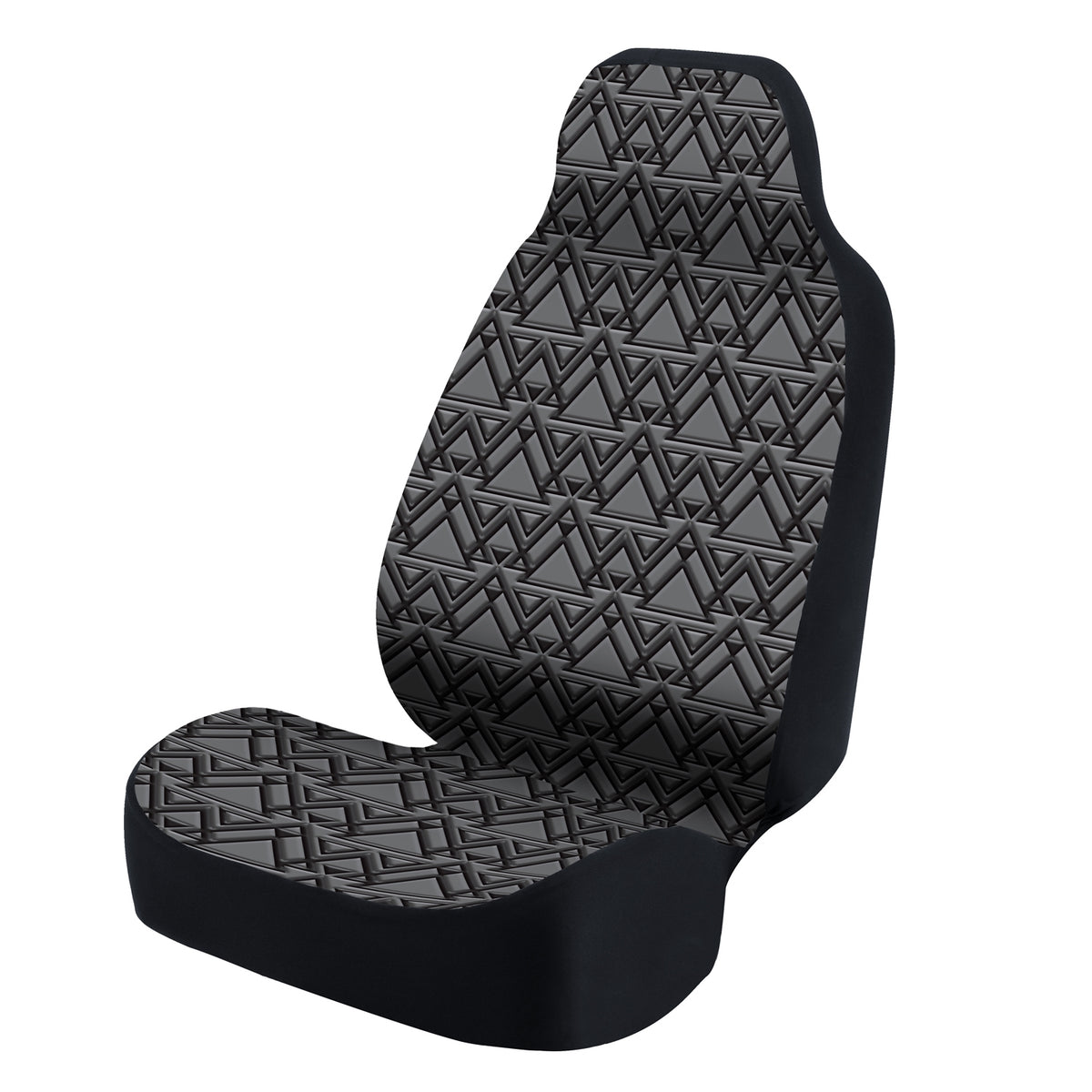 Universal Seat Cover Fashion Print 1pc - Tapestry Triangular Metal Dark
