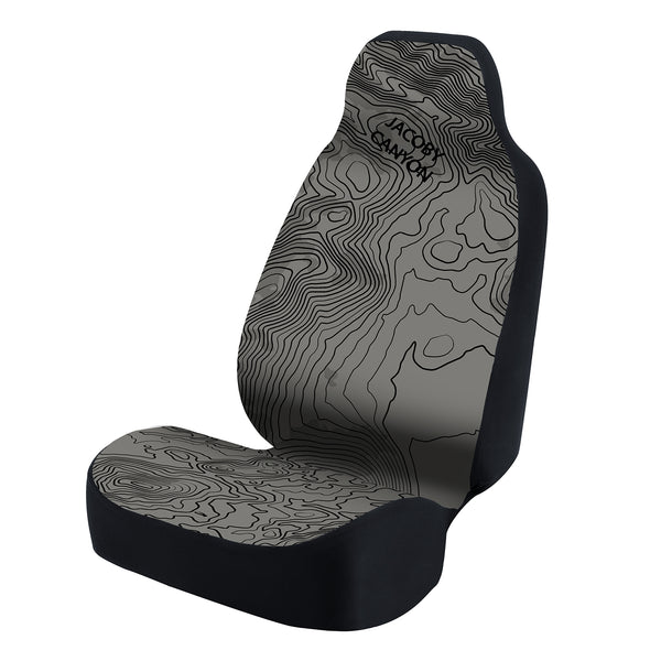 Universal Seat Cover Fashion Print 1Pc - Neosupreme -  Graphic Jacoby Canyon Gray
