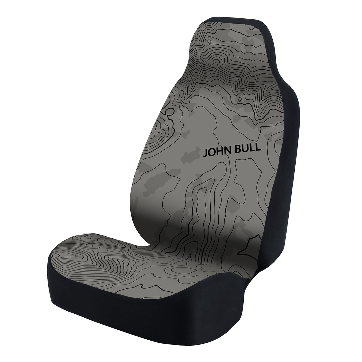 Universal Seat Cover Fashion Print 1Pc - Neosupreme -  Graphic John Bull Gray