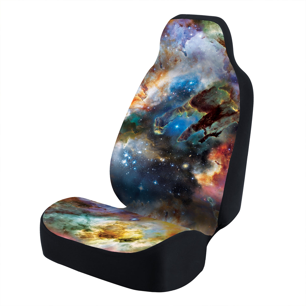 Universal Seat Cover Fashion Print 1pc - Ultimate Suede - Nature Nebula Cosmos