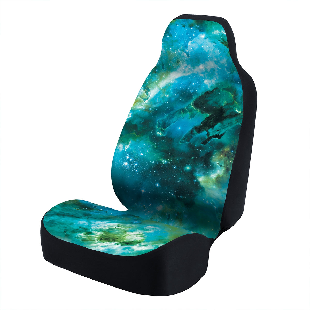 Universal Seat Cover Fashion Print 1pc - Ultimate Suede - Nature Nebula Aquatic