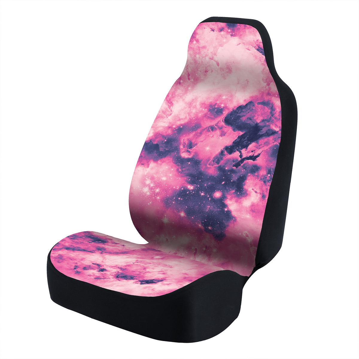 Universal Seat Cover Fashion Print 1pc - Ultimate Suede - Nature Nebula Blooming