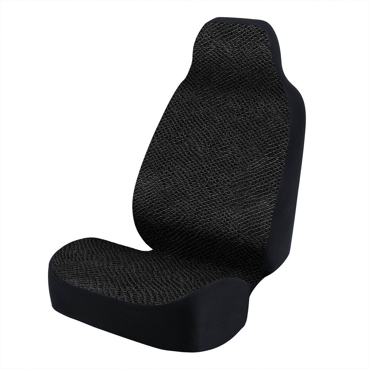 Universal Seat Cover Fashion Print 1pc - Ultimate Suede - Animal Print Snake Uniform Obsidian