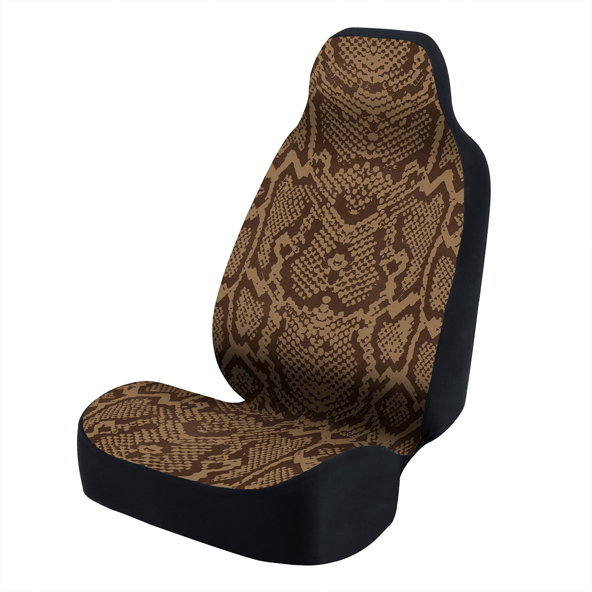 Universal Seat Cover Fashion Print 1pc - Ultimate Suede - Animal Print Snake Vector Hide