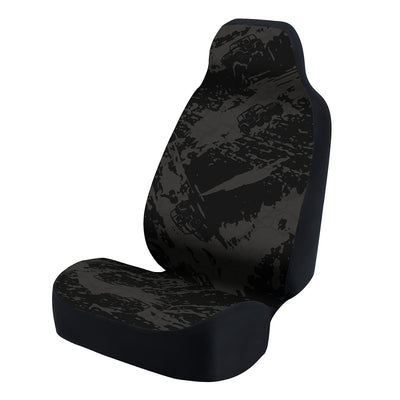 Universal Seat Cover Fashion Print 1pc - Ultimate Suede - Graphic Off Road Charcoal